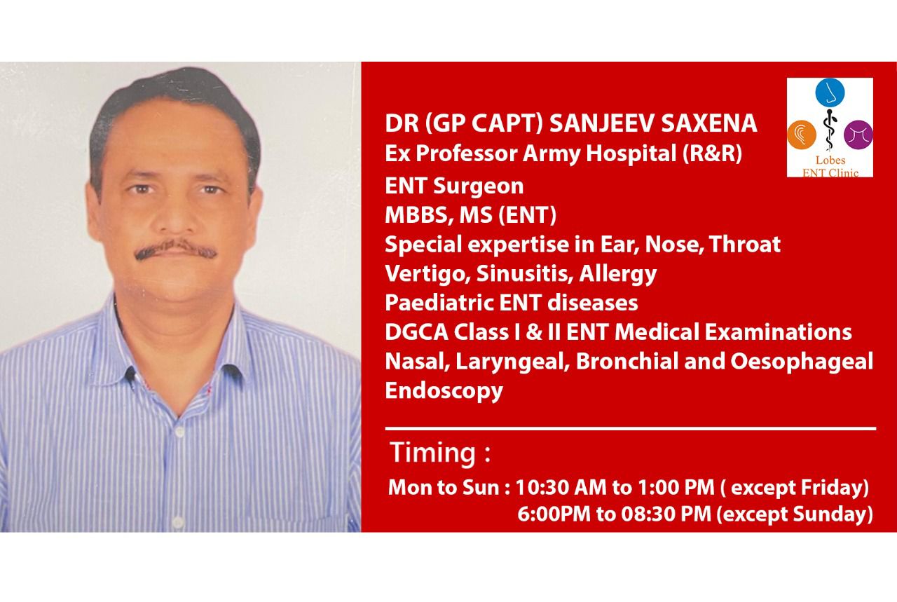 Dr (Gp Capt) Sanjeev Saxena 